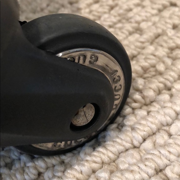 Gucci Black Imprime & Leather Carry-On Suitcase - Picture 7 of 8